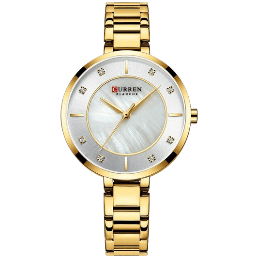 Curren C 9051 Gold Minimalist Ladies Watch