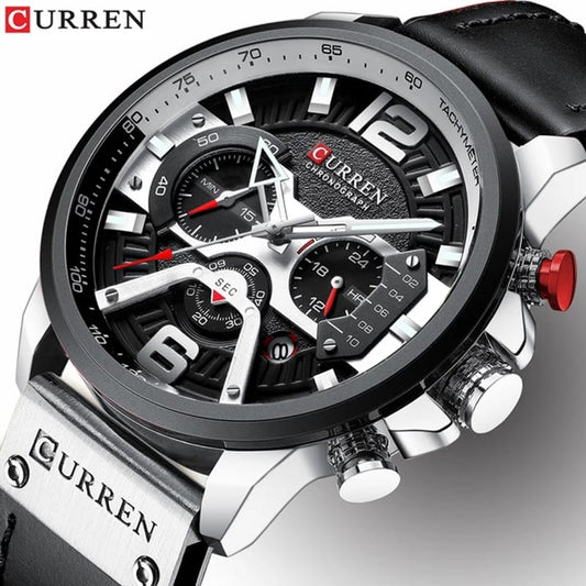 Curren M 8329 Mens Leather Wristwatch