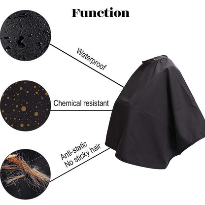 New Arrivals Makeup Cape Makeup Bib Hair Dye Tools Beauty Salon Barber Hair Cutting Cape Cloth Wrap Hairdressing Cape Barber Lightweight Comb-out Beard Apron Shortie Makeup Bib Styling Shampoo Cape