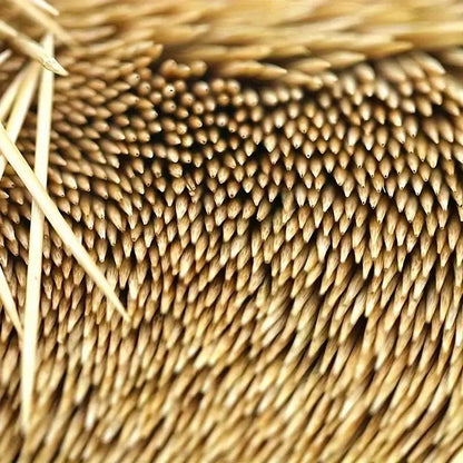 1000PCS Disposable Double Headed Toothpicks Natural Bamboo Floss Home Kitchen Restaurant Hotel Portable Teeth Cleaning Tool