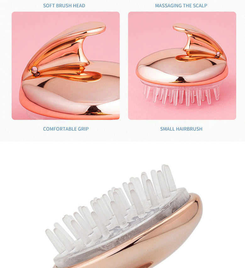 Silicone Head Massage Comb Body Wash Clean Itching Scalp Soft Shower Brush Bath Spa Anti-Dandruff Shampoo Hair Root Care Tool