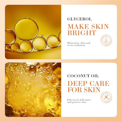 3 Packs Sadoer Turmeric Soap Bar + Serum + Cream Skin Care for Shower, Smoothing and Cleanses Skin Face Wash Soap Face Serum, Face Wash Oily Skin Bar Soap for Face and Body (Serum Soap Set)