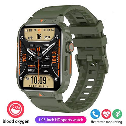 LIGE L81 Smartwatch 1.95 Inch Full Screen Health Monitoring Watches IP68 Waterproof Sport Fitness Tracker Bluetooth Call Smart Watch For Men Women