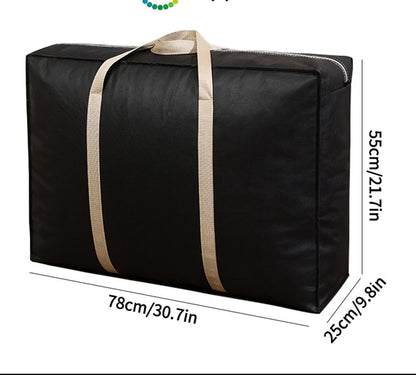 Extra Large Moving Bags with Zippers & Carrying Handles, Waterproof Heavy-Duty Storage Tote for Space Saving Moving Storage