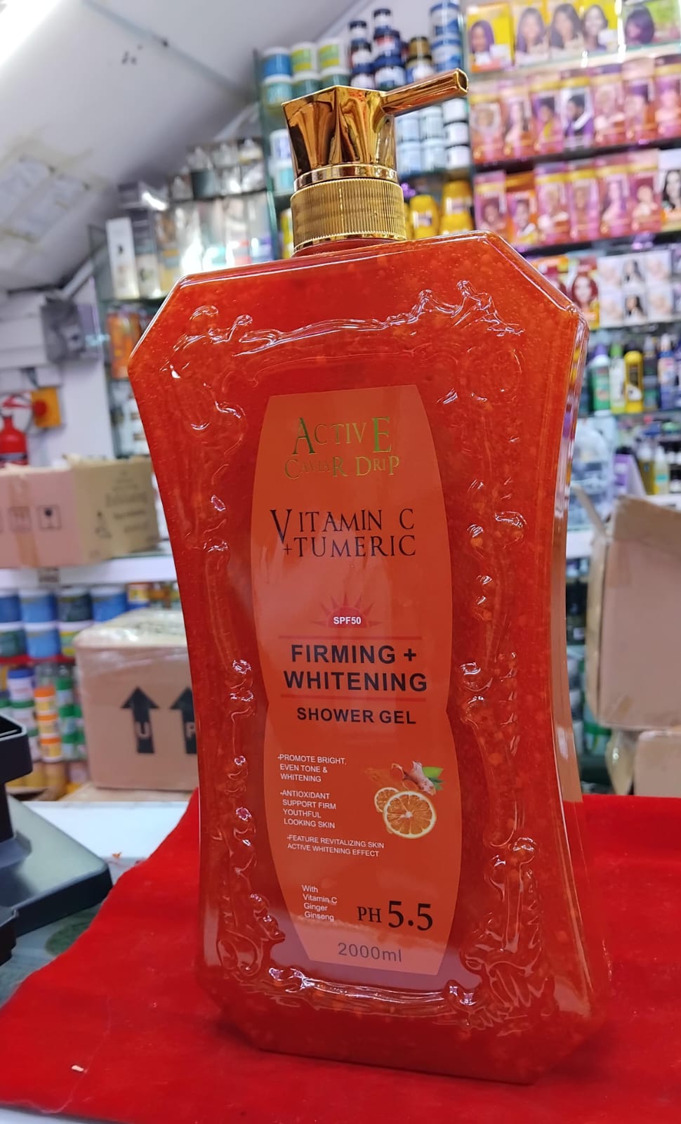 DAIP Vitamin C + Turmeric SPF50 Firming & Whitening Shower Gel 2000ml