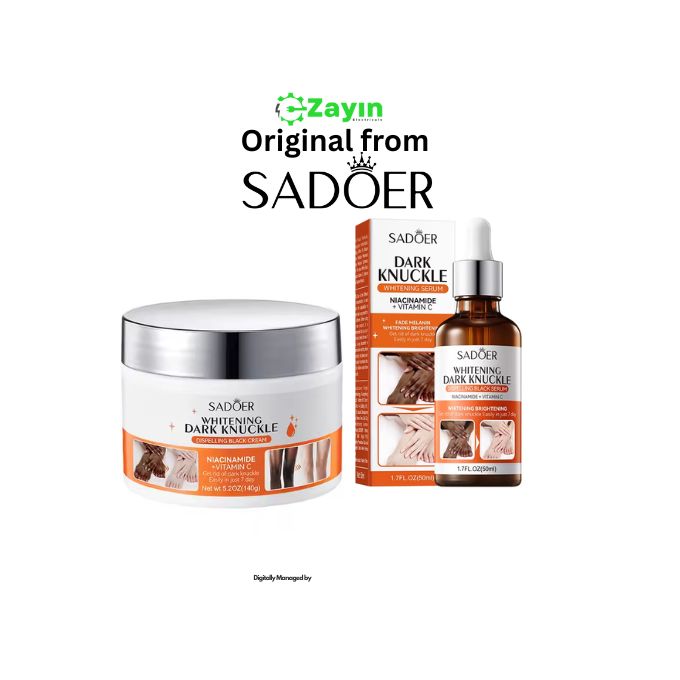 Dark Knuckle Whitening Set â€“ Targeted Cream & Serum Combo for Hands, Elbows, Knees & Feet