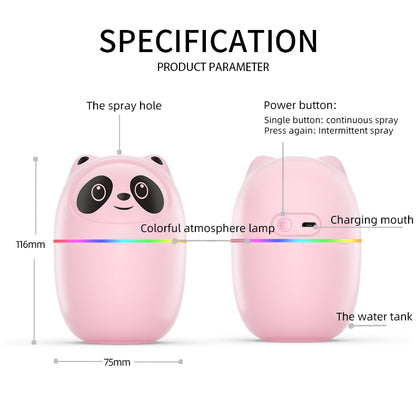 Humidifiers 220ml Air Humidifier Usb Portable Aroma Essential Oil Diffuser Electric Cool Mist Spray Color Night Light For Home Car
