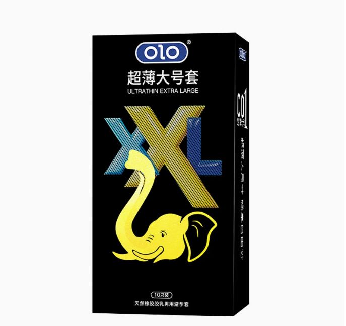 OLO large ultra-thin genuine condom, men's special large penis condom, 56mm, naked inserted into the penis condom