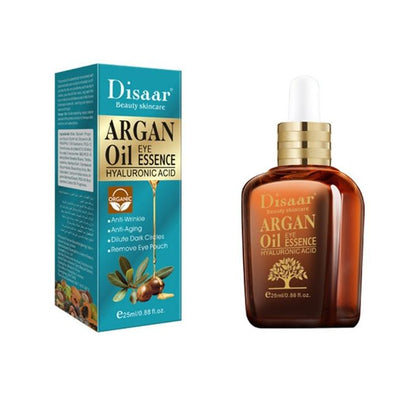 Disaar Argan Oil Eye Essence with Hyaluronic Acid - Dilute dark circles. Remove Eye pouch, Anti-aging Anti-Wrinkle