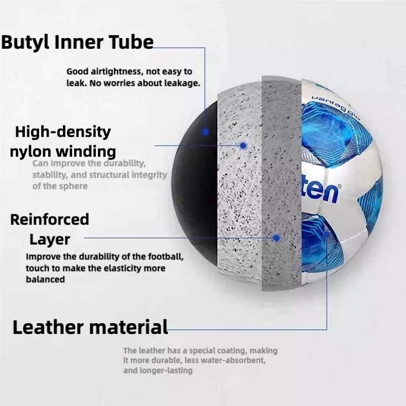 The official ball of the Qatar World Cup, Professional Soccer Ball, Official Size 5 Football Perfect For Outdoor Training&Entertainment, PU Leather Seam Durable And Long-Lasting Soccer Ball