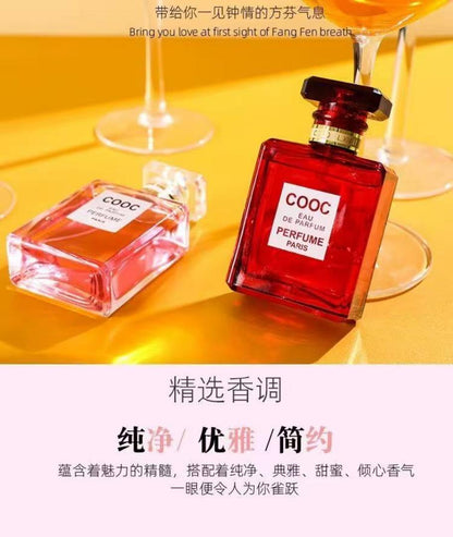 🔥!!!/COOC/50ML Tender Encounter Perfume Persistent fragrance retention Fresh and sweet Ladys flower and fruit fragrance Women's Perfume Red