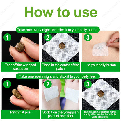 30pcs/Box New Fat Burning Patch Belly Stickers Chinese Medicine Slimming Products Body Belly Detox Lose Weight Navel Slim Patch