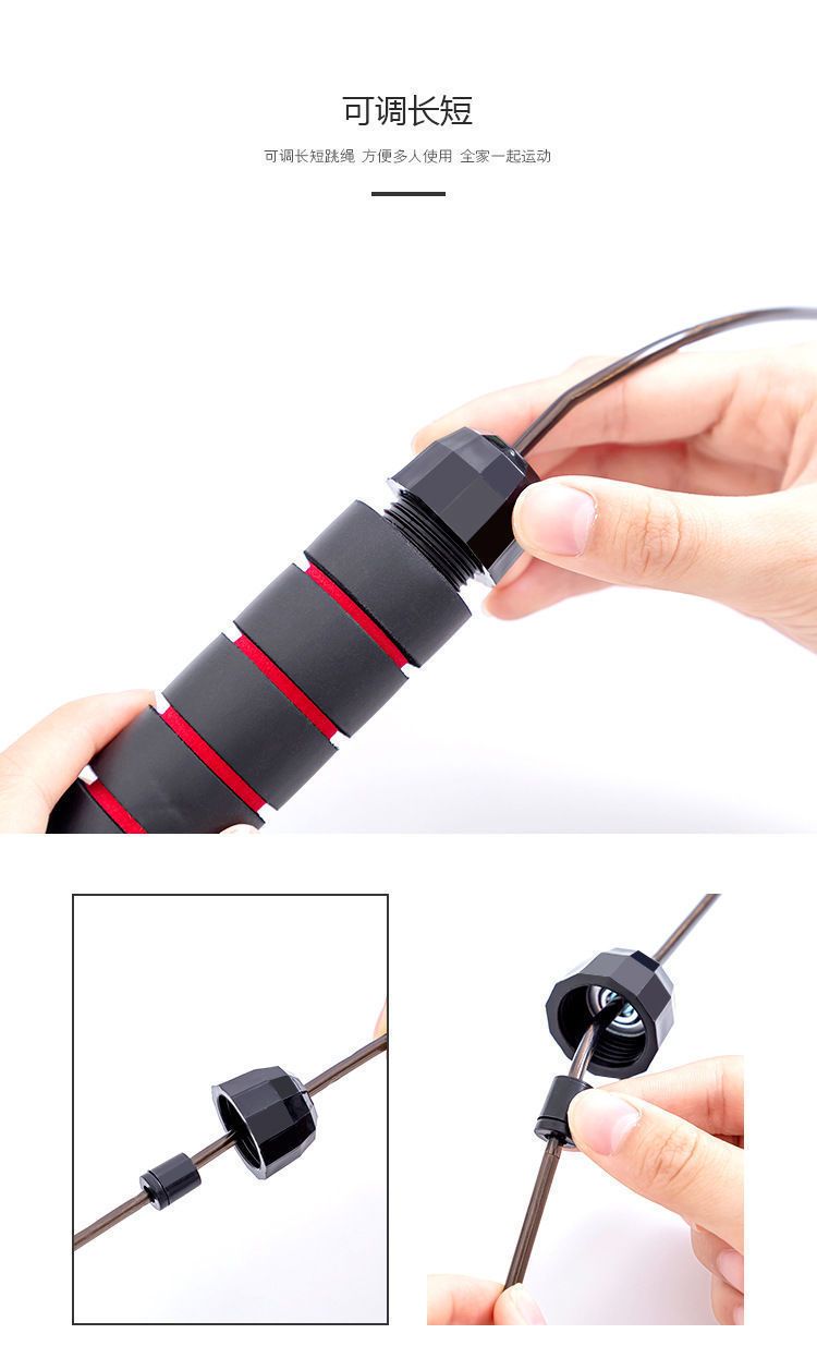 Jump Rope Tangle-Free Rapid Speed Jumping Rope with Ball Bearings, Skipping Rope with Foam Handles for Women Men Kids, Adjustable Jump Rope for Fitness Workout Aerobic Exercise