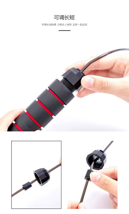 Jump Rope Tangle-Free Rapid Speed Jumping Rope with Ball Bearings, Skipping Rope with Foam Handles for Women Men Kids, Adjustable Jump Rope for Fitness Workout Aerobic Exercise