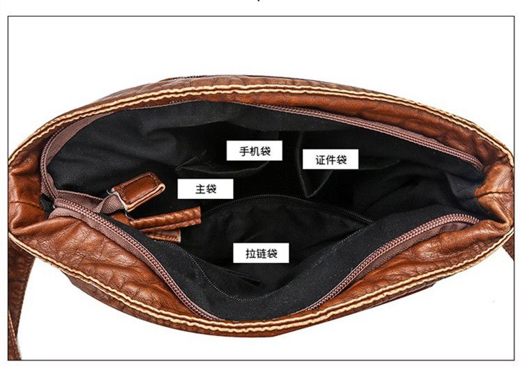 2025 New Arrivals Women's Shoulder Bag European and American Trend Retro Small Bag Casual Simple Crossbody Bag