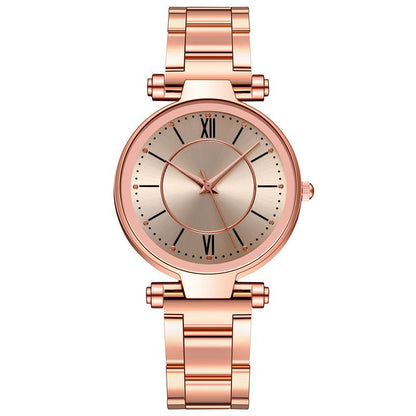 Women Watches Simple And Elegant Lady Wrist Watches Female Business Stainless Steel Casual Fashion Ladies Wristwatch Luxury Quartz Watch Valentine's Day Gift