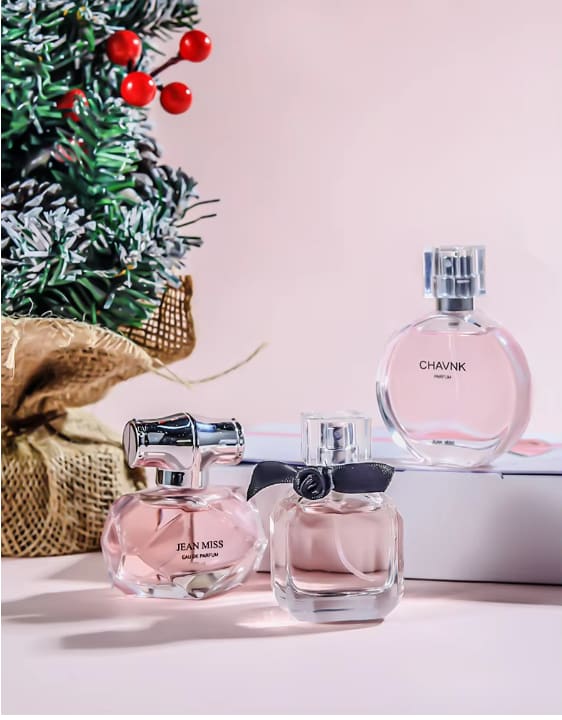 Best Sale 3PCS Custom Luxury Ladies Perfume Flowers Set 30ml*3 Perfume Bottles Birthday Christmas Party Dating Perfume Gift Set