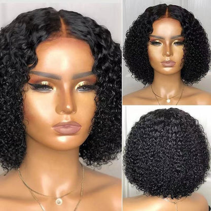 12Inch Wigs Fuffy Short Curly Hair Wig Synthetic Small Curly Wigs African Curls Hairstyles For Gift
