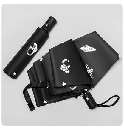 Astronaut Umbrella Folding Umbrellas Sun/UV protection Umbrella Dual-use Umbrella for Sun and Rain