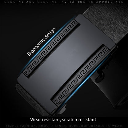 Men Belts Automatic Buckle Belt PU Leather Inner Wear Toothless High Quality Belts For Men Leather Strap Casual Business Jeans Belts Men Luxury Designer Brand