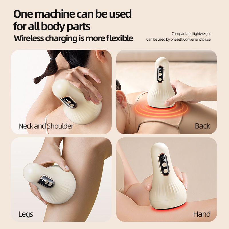 Massager Smart Electric Scraping Instrument Body massager Scraping and cupping device A massage device that takes care of your whole body Suitable for both men and women