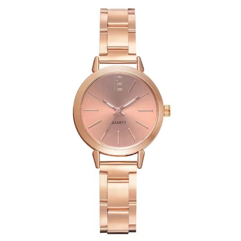 Stainless Steel Women Quartz Watches Bracelet Set For Ladies Lady Watch Wristwatches Female Watches Wrist Watch With Bangle Valentine's Day Christmas Birthday Gifts