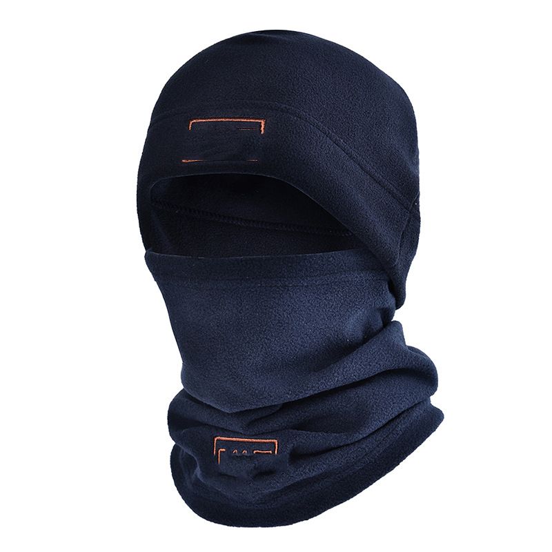 Autumn Winter Sports Warmth Velvet Hat Fuzz Neck Cover Outdoor Cycling Face Shield Warmth Shawl Set Unisex Neutral