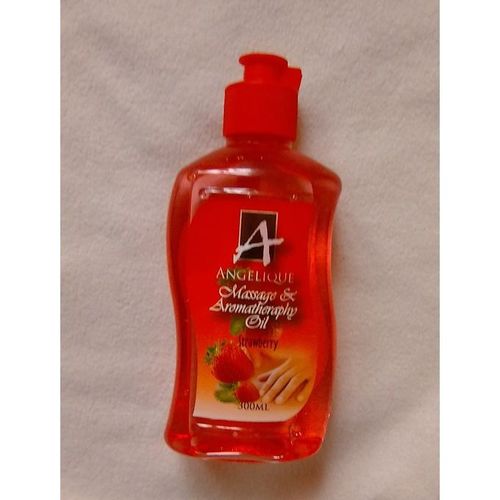 Angelique Strawberry aromatherapy massage oil Red 300ml