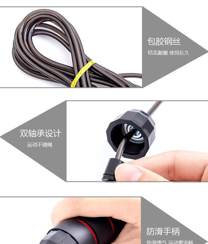 Jump Rope Tangle-Free Rapid Speed Jumping Rope with Ball Bearings, Skipping Rope with Foam Handles for Women Men Kids, Adjustable Jump Rope for Fitness Workout Aerobic Exercise