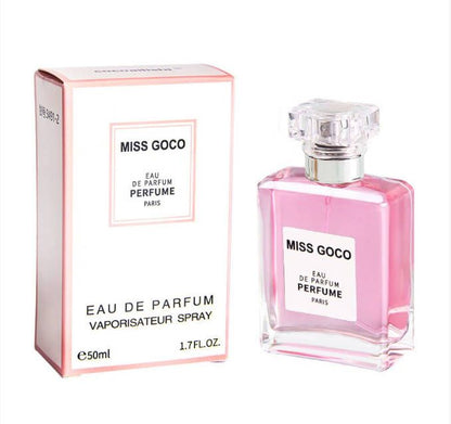 3pc 50ml Women Men Fragrances Long Lasting Perfume Deodorant Mademoiselle Fruity Floral Scent Parfum Spray Perfume Fast delivery within 1-5 days