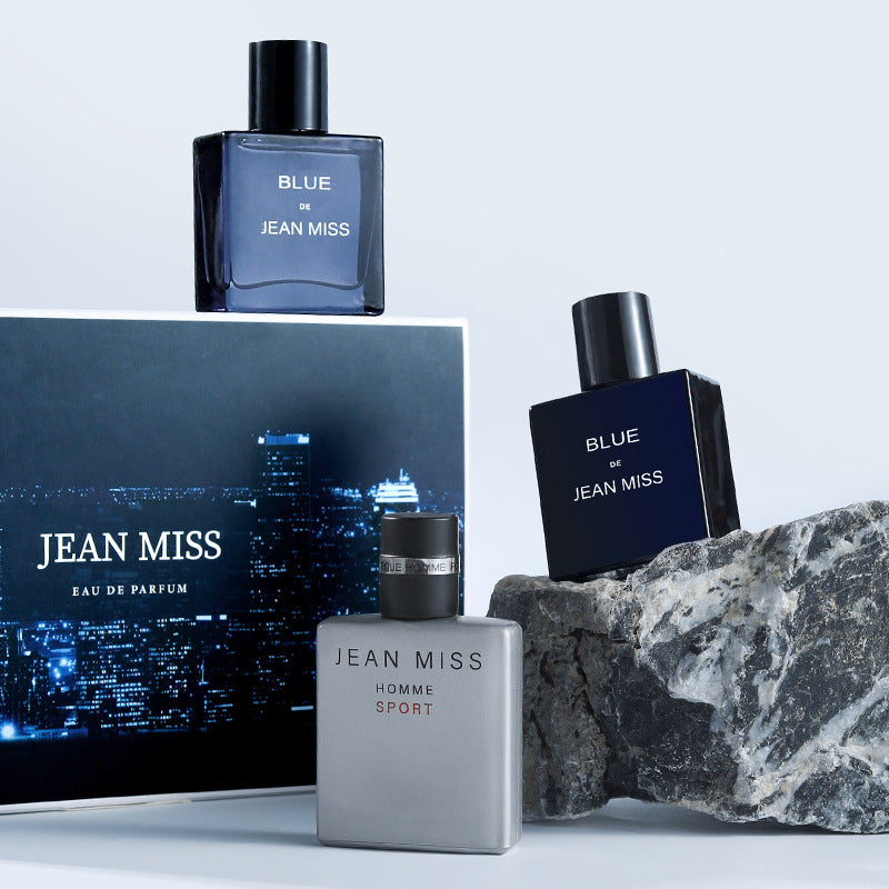 3 PCS Men's Perfume Set Three Fragrance Long Lasting Cologne Sports Perfumes Refreshing Perfume Ocean Gentleman Gift Box