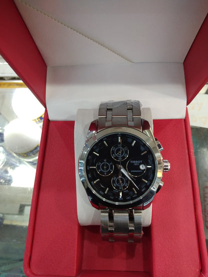 Tissot Gents Luxury Automatic Watch – Original Swiss Men’s Wristwatch with Stainless Steel Case, Waterproof Design, Date Display, Durable Strap, Elegant Business & Casual Fashion Timepiece