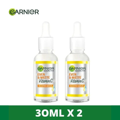 【Discounted】Garnier Vitamin C Booster Serum 30ml Twin Pack