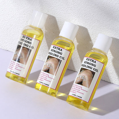 Extra Strong Yellow Peeling Oil Whitening Peeling Oil Skin Care Lighten Elbows Knees Hands Melanin Even Skin Tone and Whiten Skin