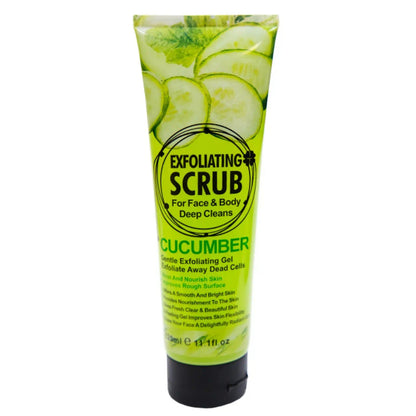 Fruit of the Wokali Cucumber Exfoliating Scrub For Face & Body Dead Cells Cleansing