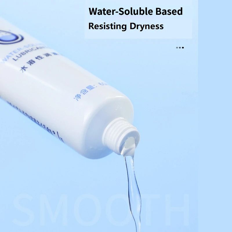 60ml Water Based Sex Lube Long Lasting Lubricant Edible Massage Body Oil Anal Gel Adult Toys for Sex for Women Men Valentine Gift for Girlfriend Wife