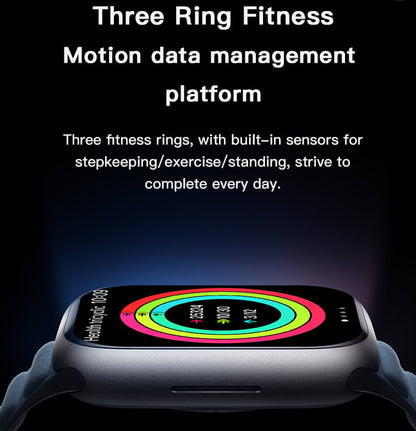 New T Watch X Smartwatch Bluetooth Call Smart Watches Two Straps Health Monitor Fitness Bracelet Scroll Button Smart Band For Smart Phones