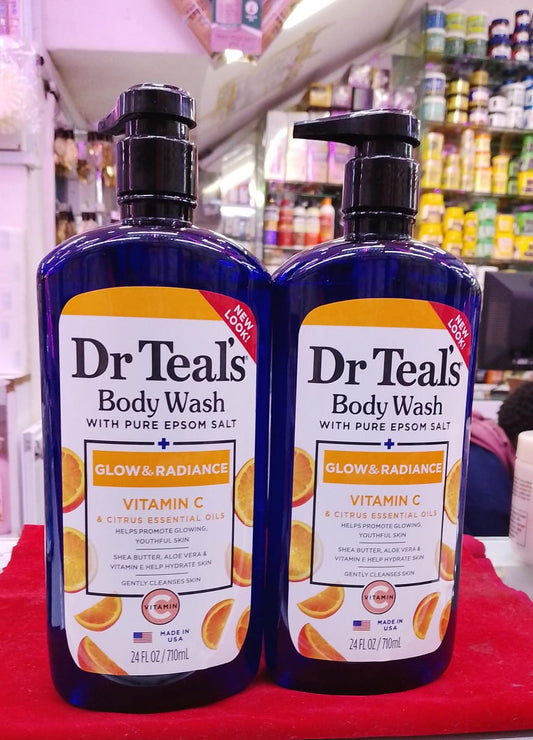 Dr Teal’s Glow & Radiance Body Wash – Vitamin C & Citrus