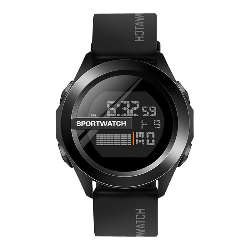 Men Sport LED Watches Men Digital Clock Wristwatch Stopwatch Luminous with Date Week Original Waterproof Clock Multi-Functional Rubber Man Fitnes Athlete Timekeeping Electronic Watch