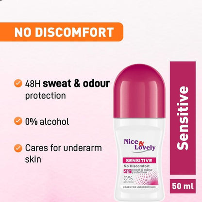 Nice & Lovely Sensitive Roll On 50Ml