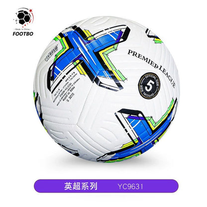 Professional FIFA UEFA Champions League Match Mens Size 5 Five Training Football Futsal Soccer Ball Sports ,air pump as a gift