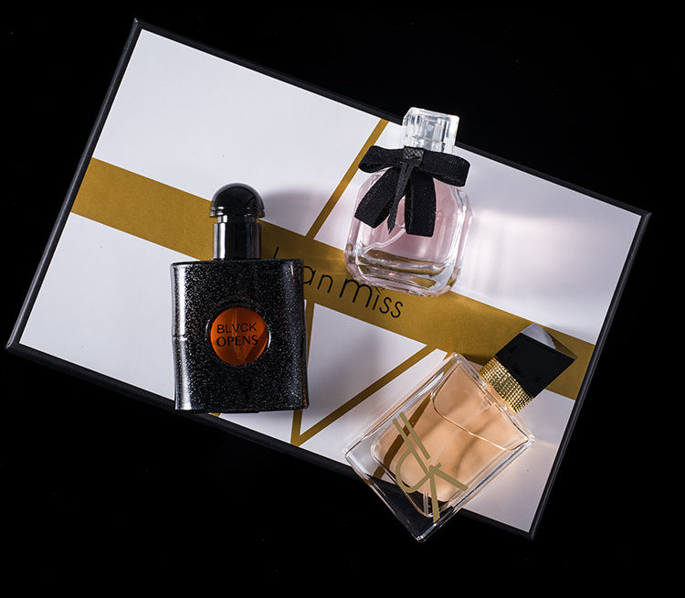 3Pcs/set Memory of Paris Lady Perfume Fragrances & Deodorants Gift Box Fresh Natural Long Lasting Women's Fragrance Men's Fragrance Sets YT-0170