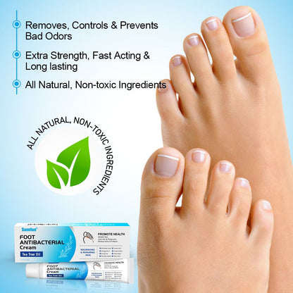 1Pcs Sumifun Athlete Foot Cream Herbal Anti Fungal Beriberi Ointment Anti Itching Sweat Odor Remover Feet Care Chinese Medicine