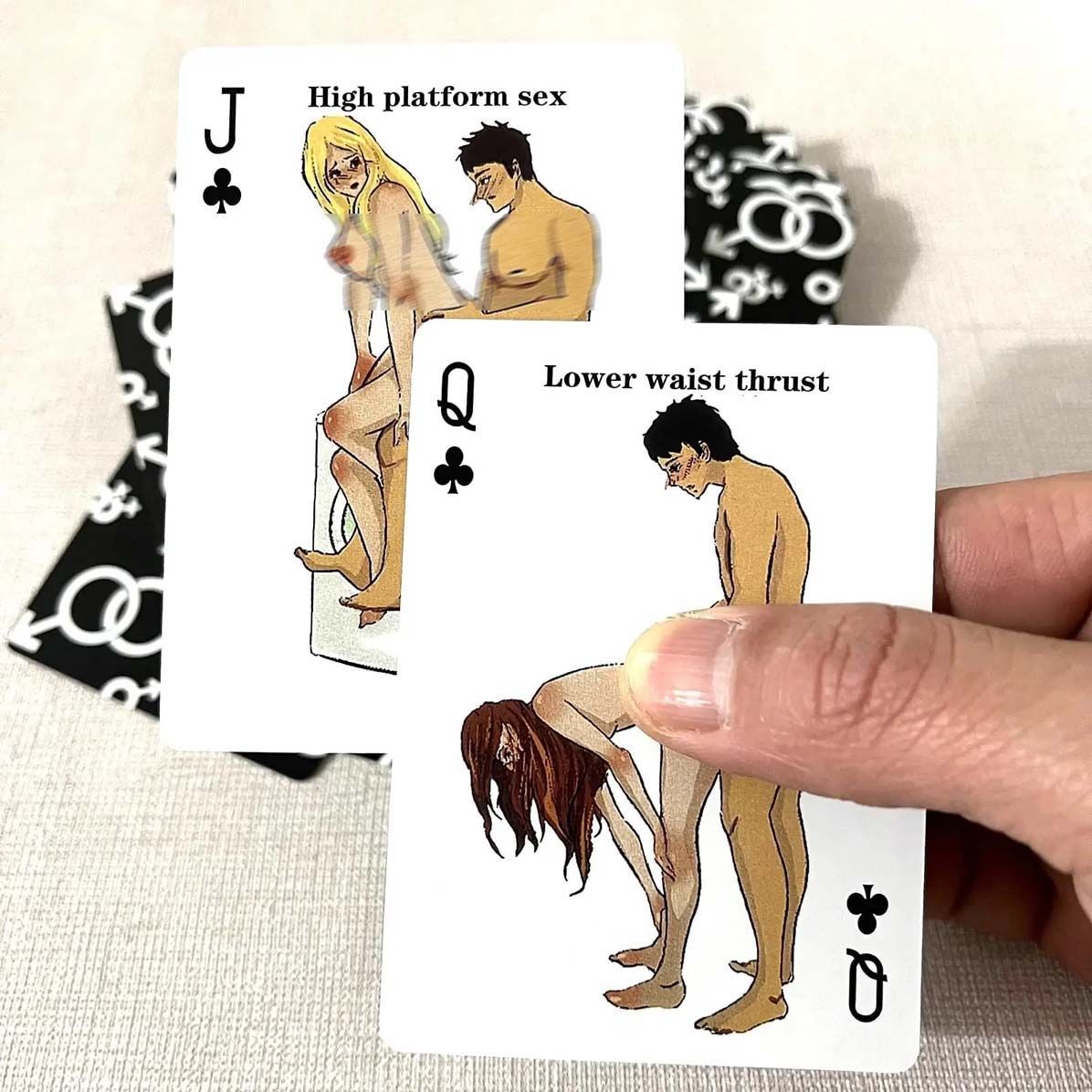 Poker Sex for Lovers Couples Card Game Adult Toy Sex Positions Date Night Fun Club Games for Sexual Intimacy