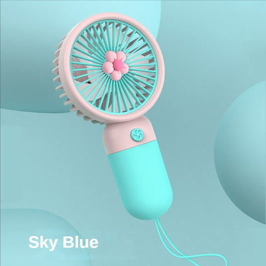 USB rechargeable Handheld fan Mini flower Hand-held fan fashion Hand held fan portable Mini handy Fan