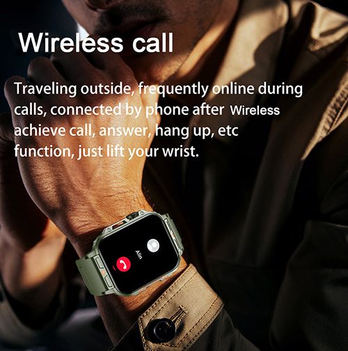 LIGE L81 Smartwatch 1.95 Inch Full Screen Health Monitoring Watches IP68 Waterproof Sport Fitness Tracker Bluetooth Call Smart Watch For Men Women