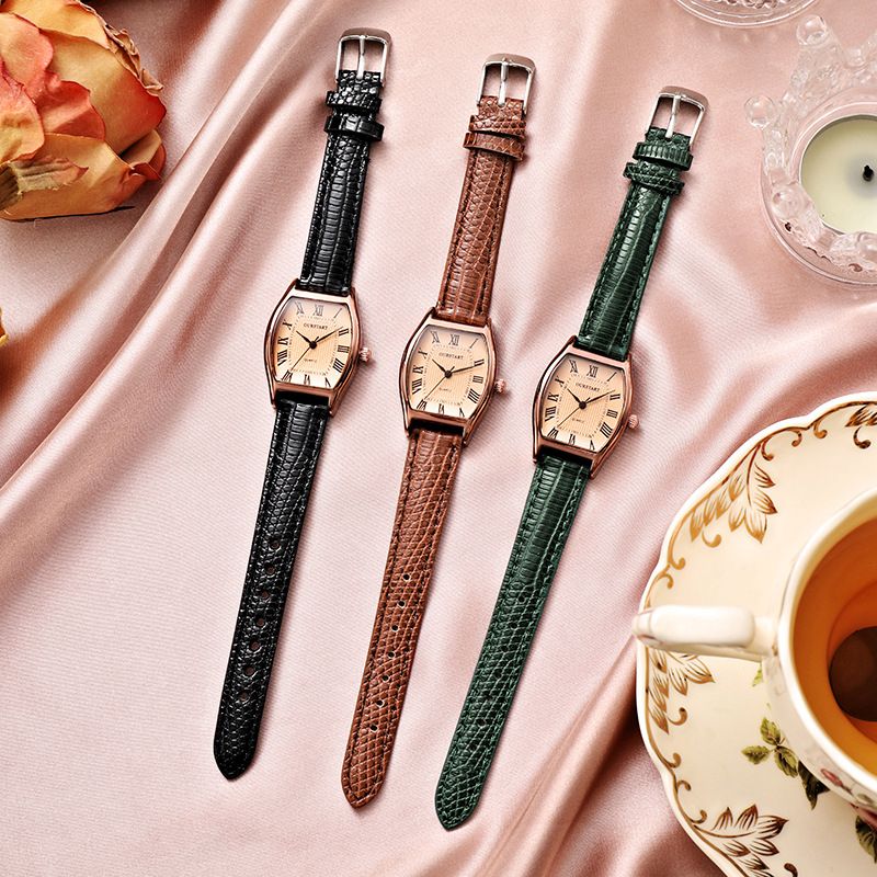 Fashion Women Watches Women's Watches Retro Roman Quartz Belt Watches Female Wrist Watch