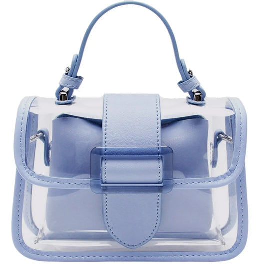 Small Bag Transparent Square Fashion Clutches PVC Shoulder Bag Crossbody Handbag Crossbody Bags