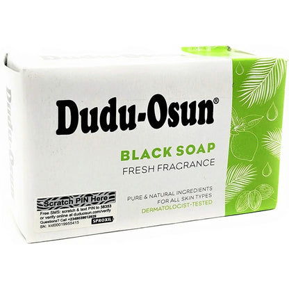 Dudu-Osun 3 PIECES African Black Soap Pure Natural - For Acne, Freckles, Dark Spots - Dudu Osun