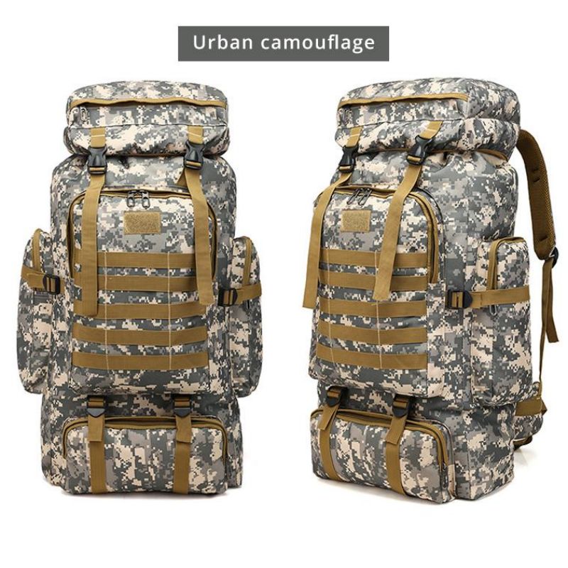 Travel Large Capacity Camo Mountaineering Multi-Functional Camping Hiking Sports Backpack